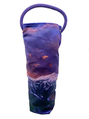Breckenridge Colorado Purple Sunset Recycled Wine Tote