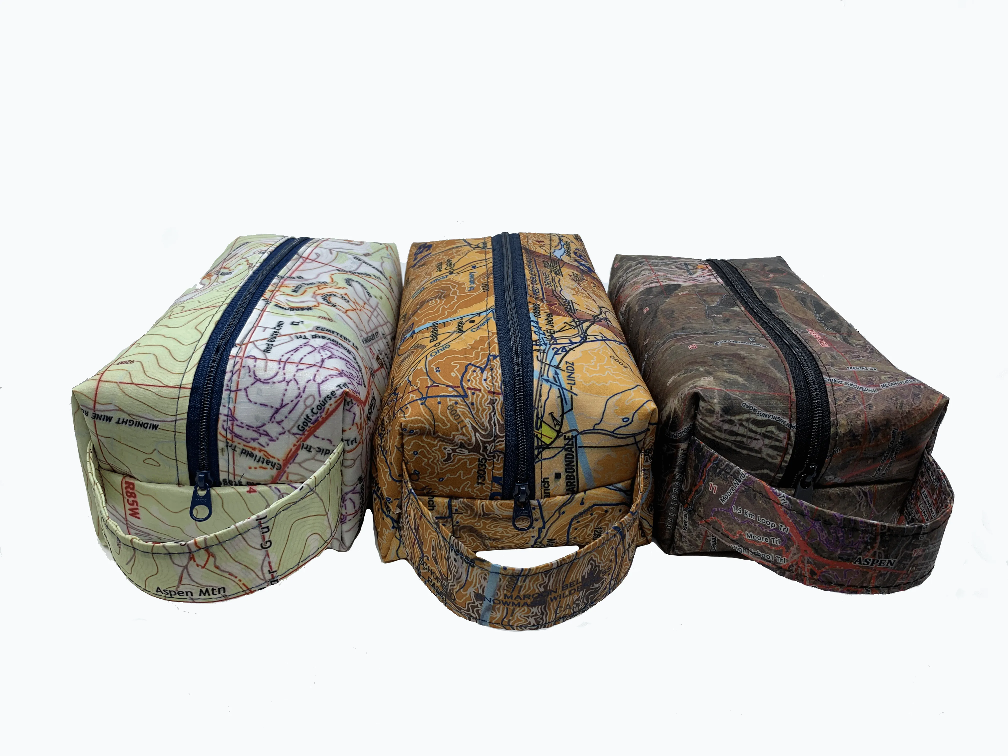 Custom Topo Chart Dopp Kit & Toiletry Bag