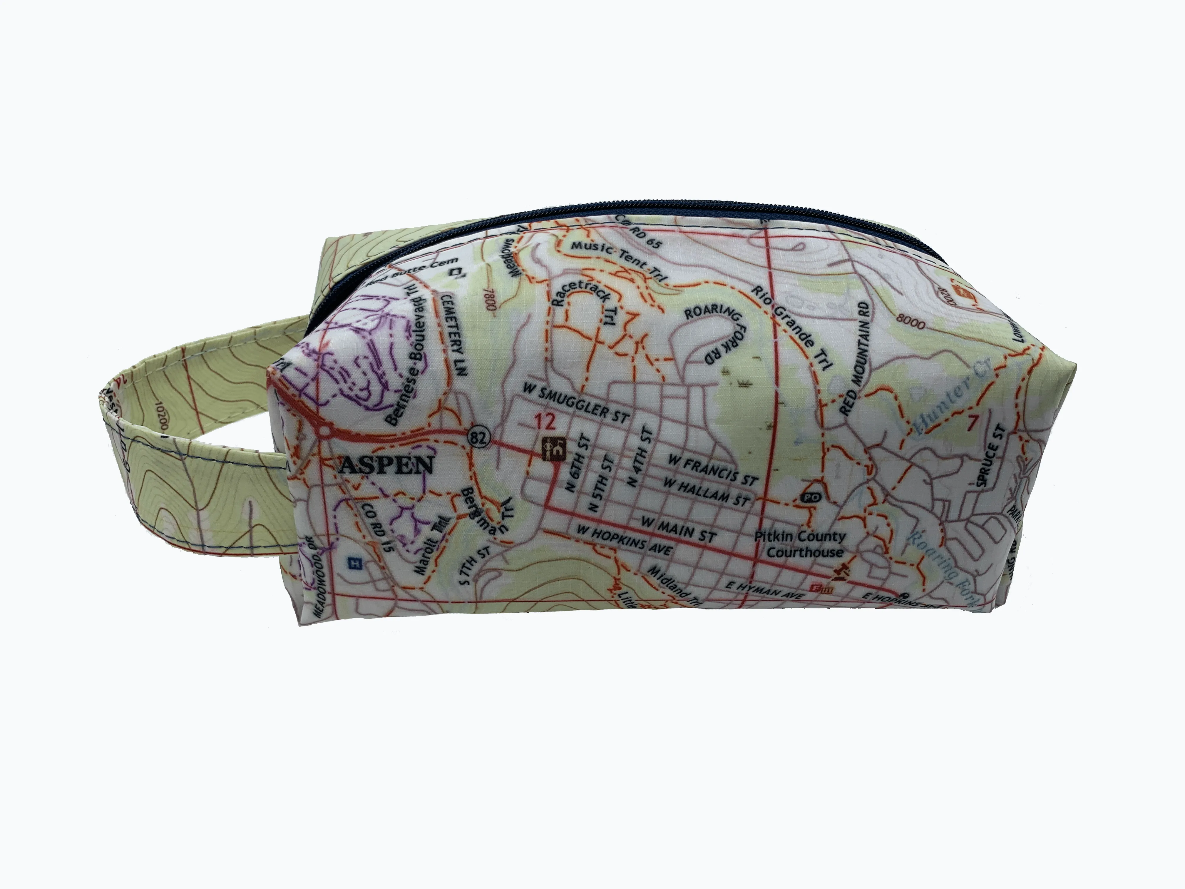 Custom Topo Chart Dopp Kit & Toiletry Bag
