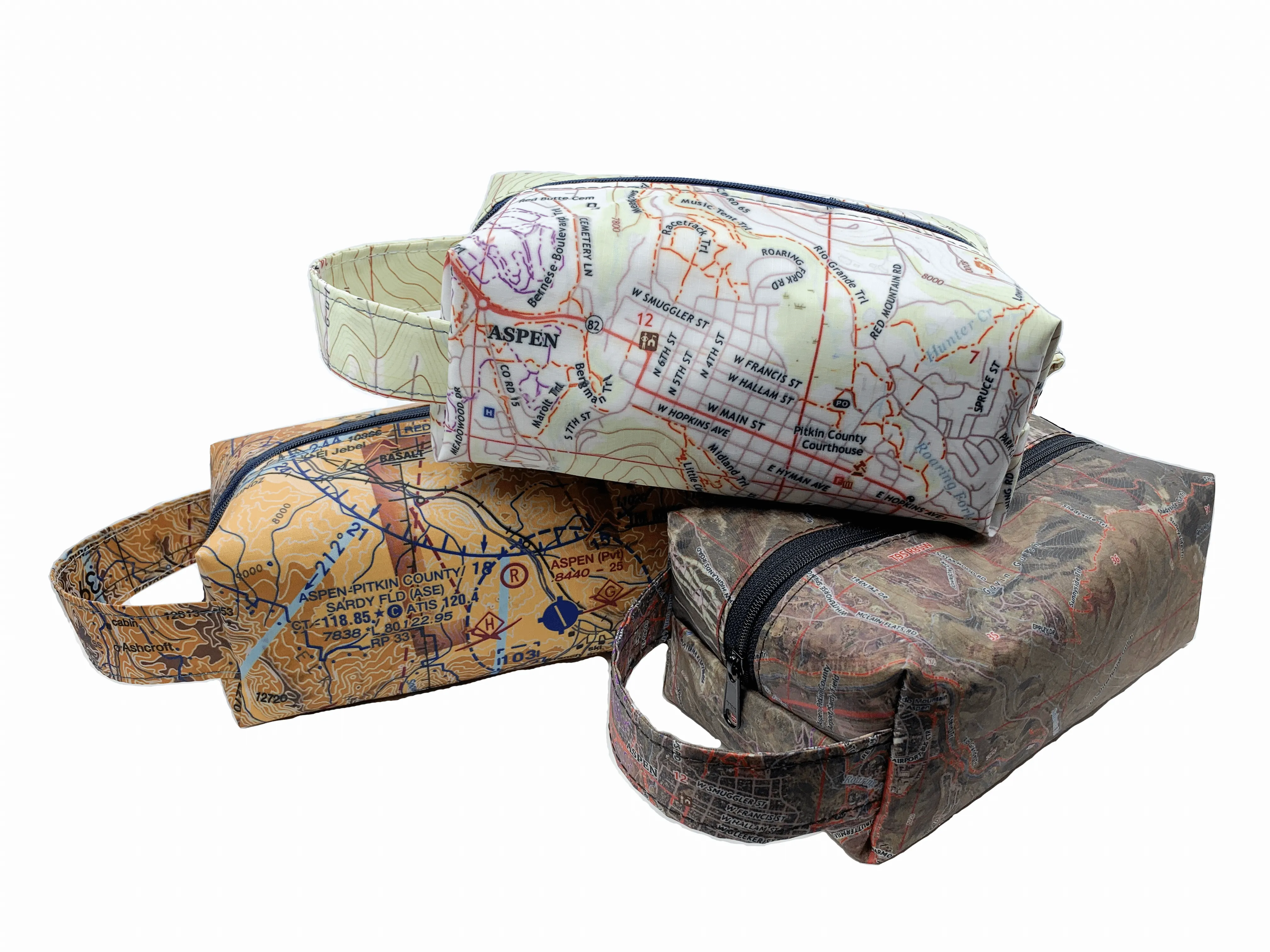 Custom Topo Chart Dopp Kit & Toiletry Bag