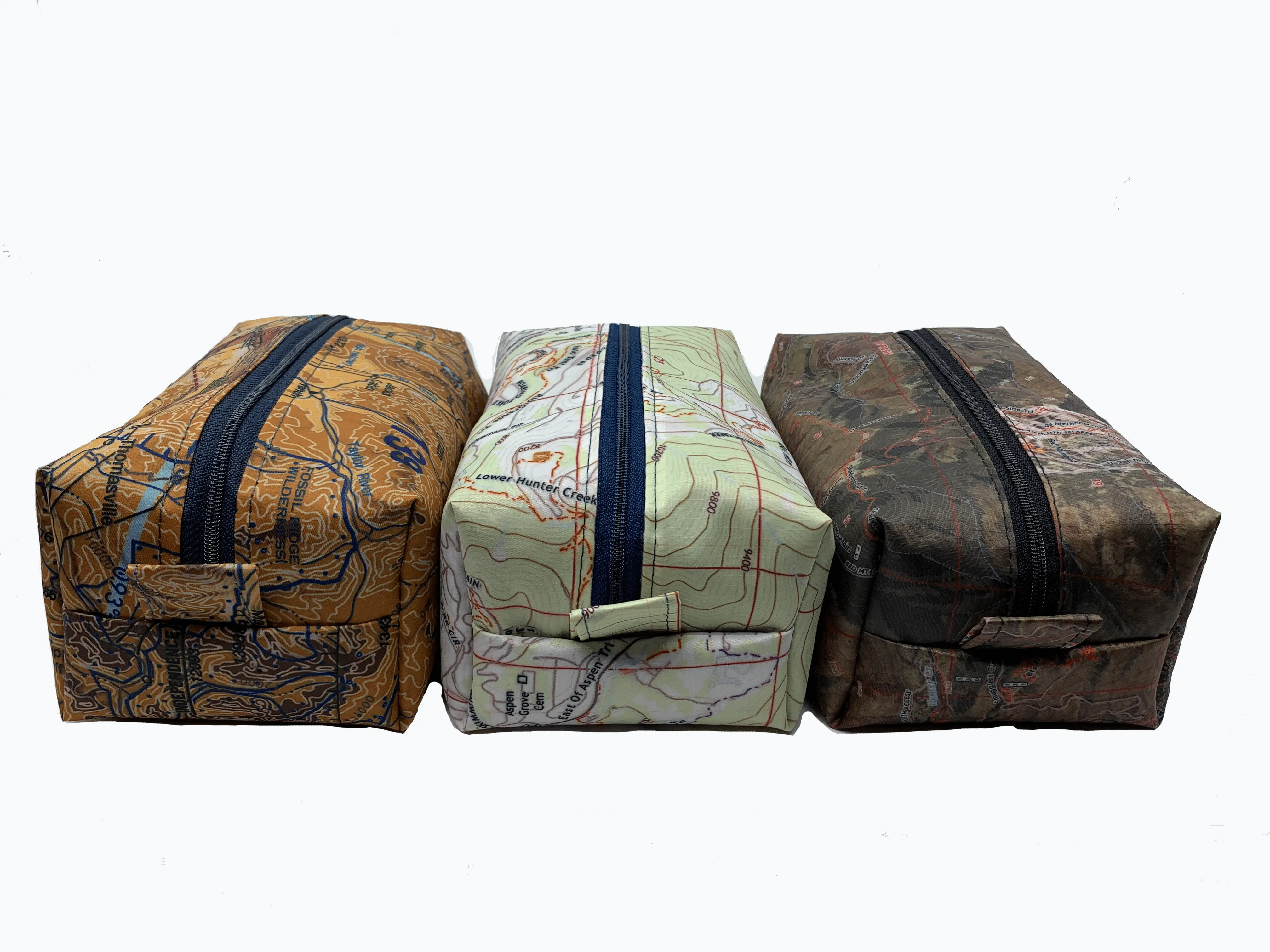Custom Topo Chart Dopp Kit & Toiletry Bag