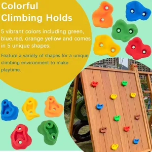 DIY ROCK CLIMBING HOLDS FOR KIDS