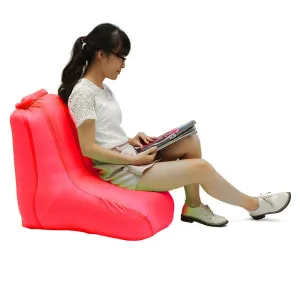 Fast Inflatable Lazy bag Air Sofa 190T Polyester Air Inflatable Chair Sofa Portable Water-resistant folding sleeping Camping Bag