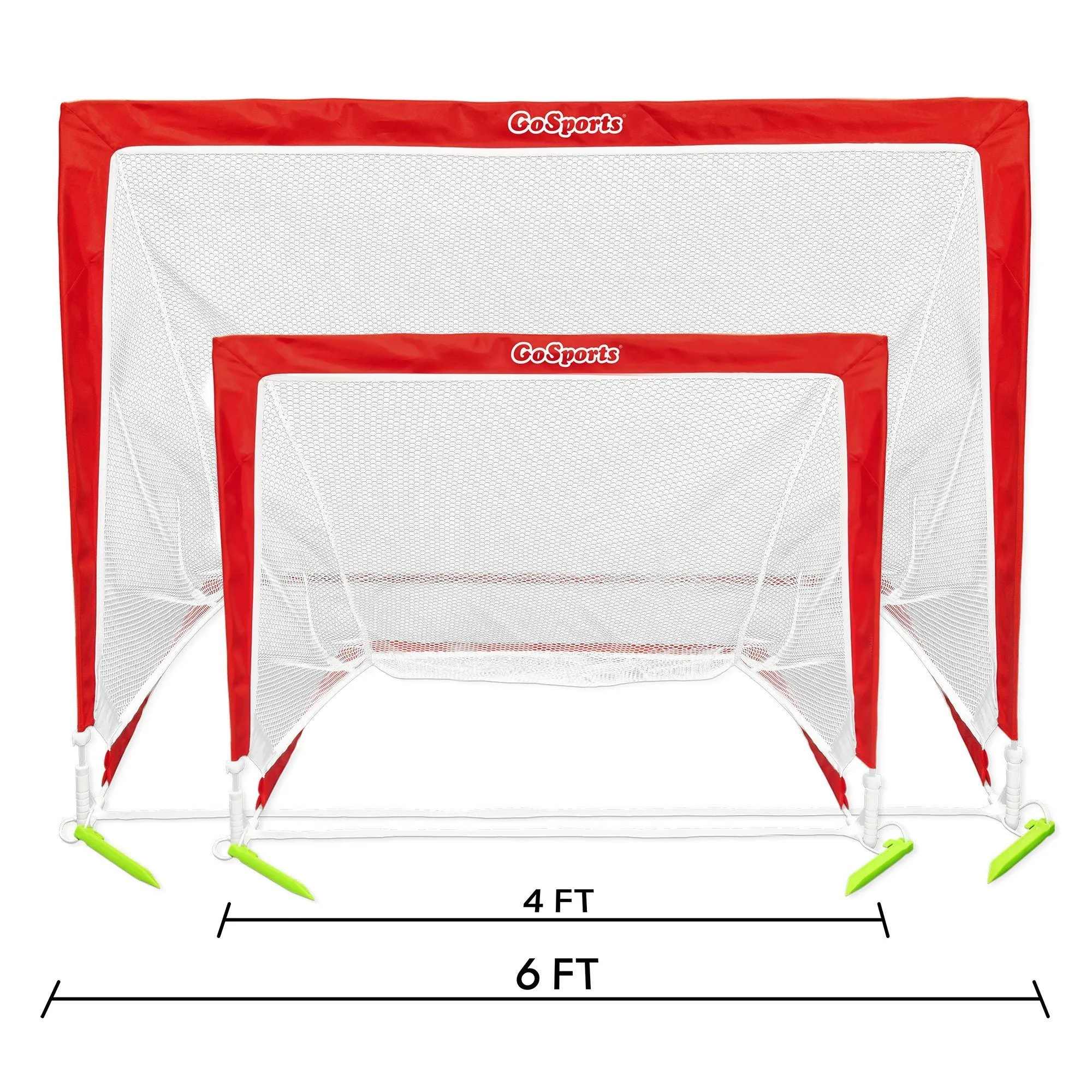 GoSports 6 ft Size Portable Soccer Goal