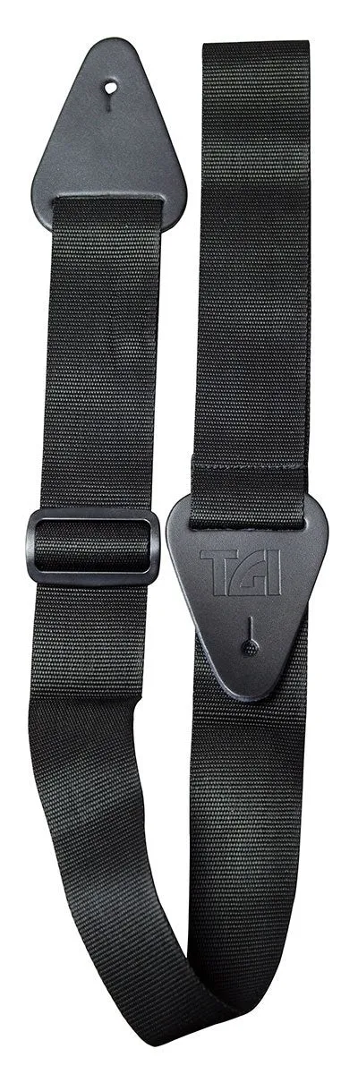 Guitar Strap - Extra long - Plain Black