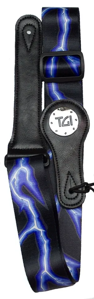 Guitar Strap - "Lightning" Design