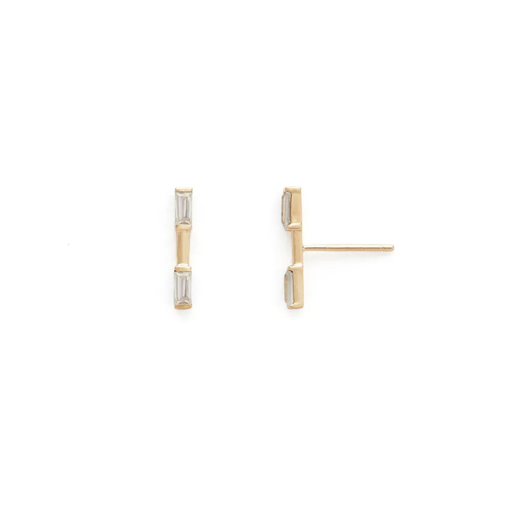 Naomi bar earrings (color options)
