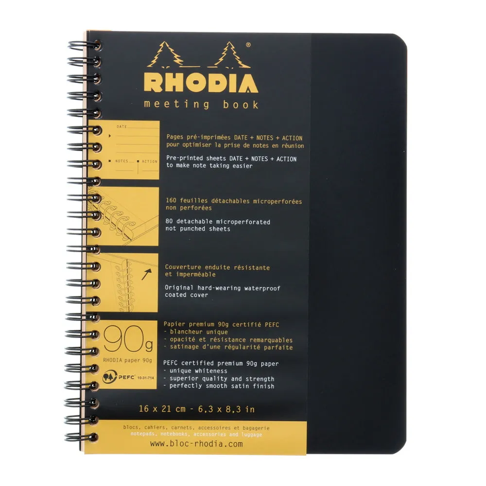 Rhodia Meeting Books A4 & A5